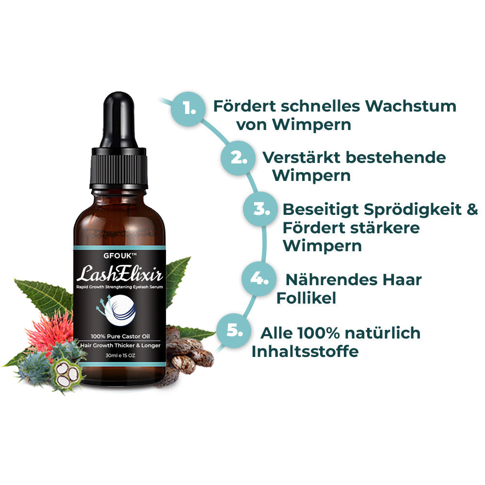 GFOUK™ LashElixir Schnelles Wachstum Verstärkendes Wimpernserum