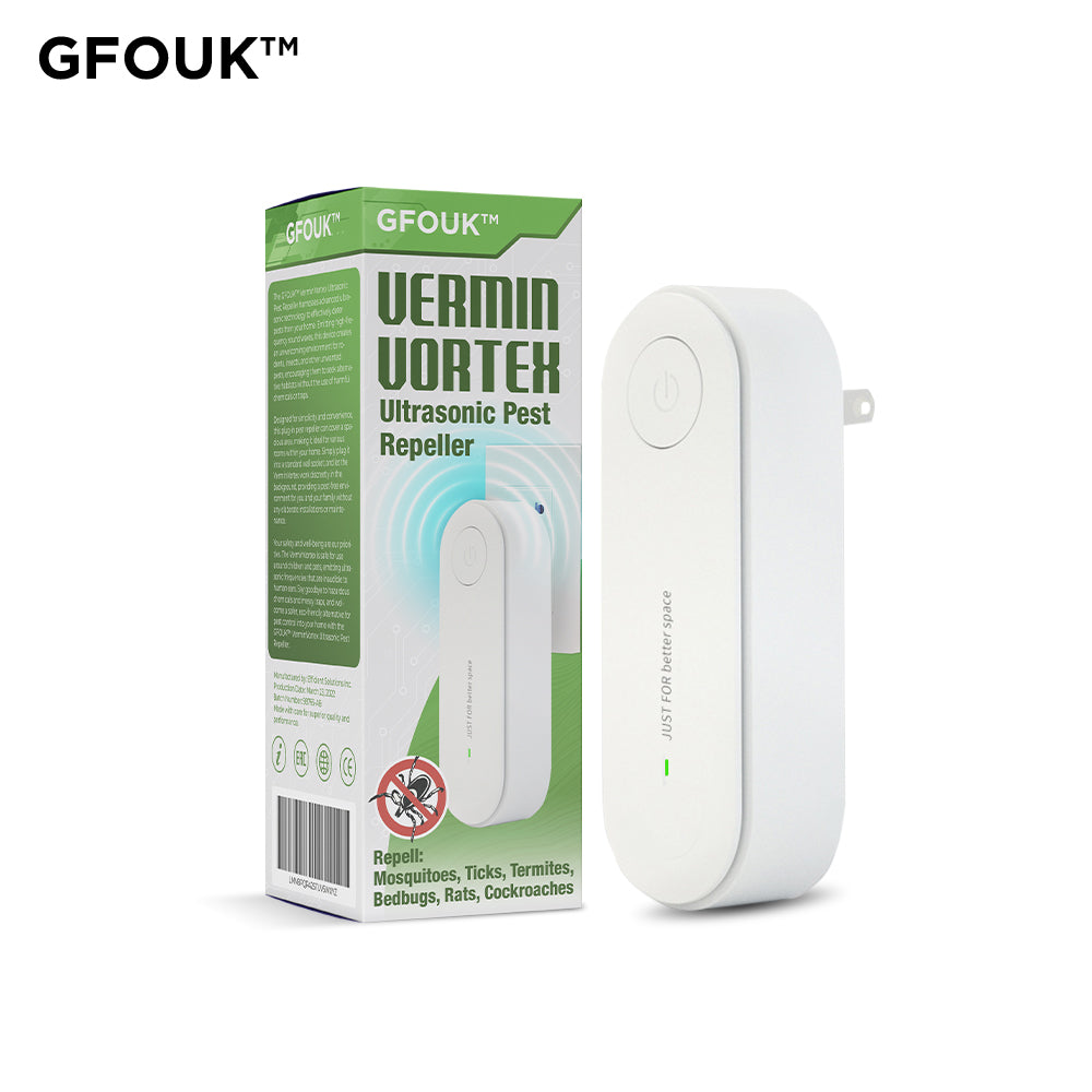 GFOUK™️ VerminVortex Ultraschall-Schädlingsvertreiber