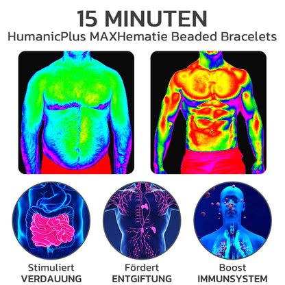 GFOUK™ HumanicPlus MAXHematie Perlenarmbänder