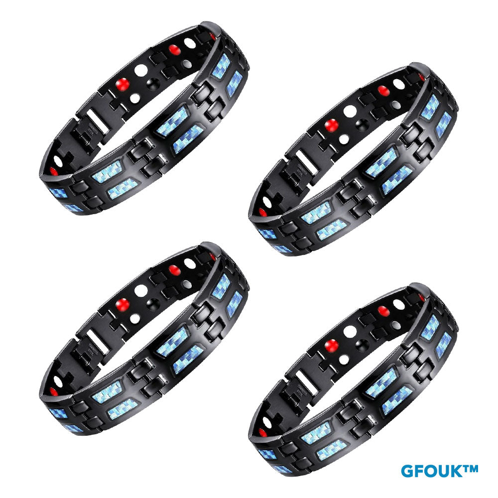 GFOUK™ Blau Carbon TitanArmband