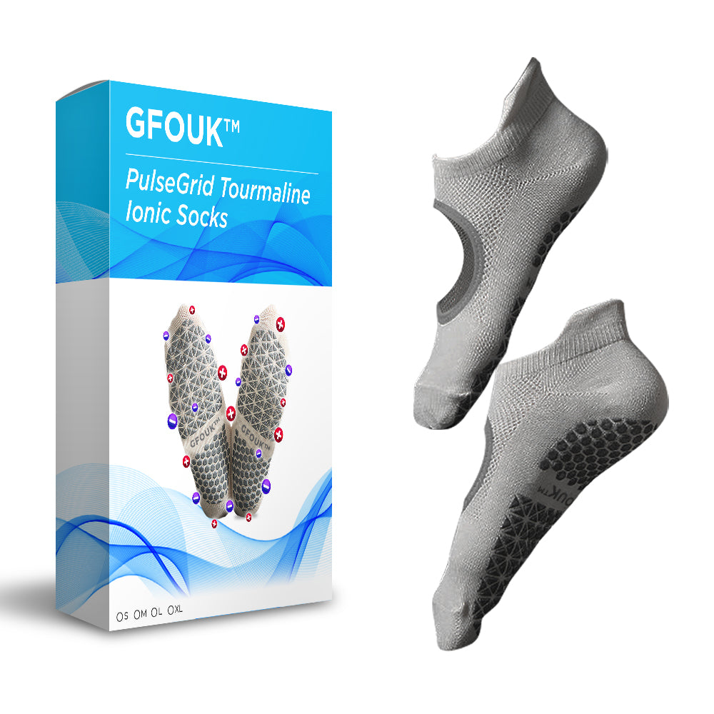 GFOUK™ PulseGrid Tourmaline Ionisch Socken