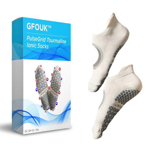 GFOUK™ PulseGrid Tourmaline Ionisch Socken