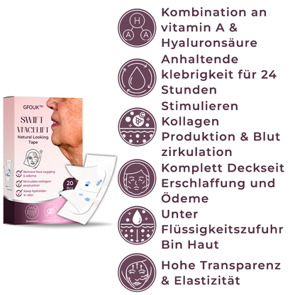 GFOUK™ Schnell VFacelift Natürlich aussehendes Klebeband