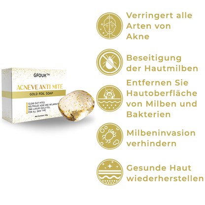 GFOUK™ AcneVe Anti-Milben Goldfolienseife