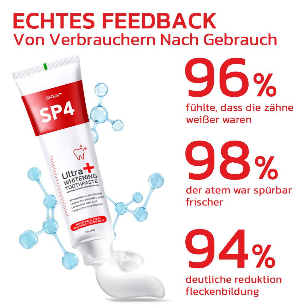 GFOUK™️ SP4 Probiotische aufhellende Zahnpasta