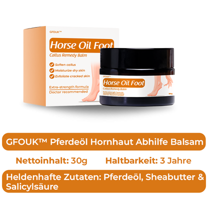 GFOUK™ Pferdeöl Hornhaut Abhilfe Balsam